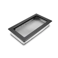 Akcesoria kominkowe - 4 Fire Kratka kominkowa czarna 17 cm x 30 cm - miniaturka - grafika 1