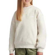 Bluzy dla dziewczynek - Bluza New Balance LAKG0002LIN - beżowa - miniaturka - grafika 1