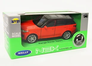 Welly 1:34 Land Rover Range Rover Sport - pomarańczowy - Samochody i pojazdy dla dzieci - miniaturka - grafika 1