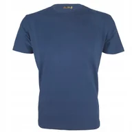 Koszulki męskie - Koszulka Męska T-Shirt Sportowy T Shirt Bawełniany Gładki Granatowy Xxl - miniaturka - grafika 1