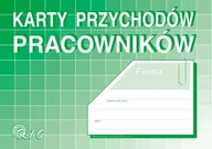 Druki akcydensowe - Michalczyk&Prokop KARTY PRZYCHODÓW PRACOWNIKÓW K10 A5 - miniaturka - grafika 1