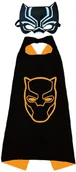 Stroje karnawałowe - Strój Przebranie Czarna Pantera Maska Peleryna - miniaturka - grafika 1