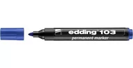 Markery permanentne - Marker permanentny e-103 EDDING, niebieski - miniaturka - grafika 1
