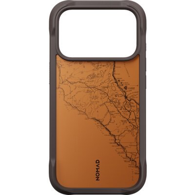 Etui NOMAD Rugged Case do Apple iPhone 17 Pro/18 Pro Czarno-pomarańczowy