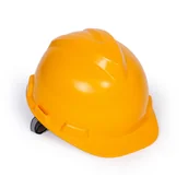 Akcesoria BHP - Kask ochronny, 4-punktowy, opakowanie 5 szt., żółty - miniaturka - grafika 1