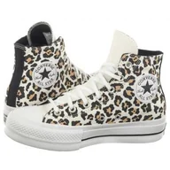 Trampki damskie - Trampki CTAS Lift Hi White/Black/Epic Dune A05359C (CO673-a) Converse - miniaturka - grafika 1