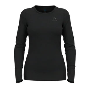 Koszulka damska Odlo BL TOP crew neck l/s MERINO 200 - Koszulki i topy damskie - miniaturka - grafika 1