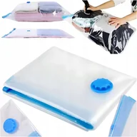 Pokrowce na ubrania - Worek Próżniowy Wielokrotna Torba Folia Próżniowa na Ubrania Pościel 80x100 - miniaturka - grafika 1