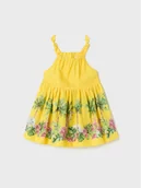 Sukienki i spódniczki dla dziewczynek - Mayoral Sukienka letnia 1967 Żółty Regular Fit - miniaturka - grafika 1