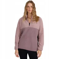 Bluzy damskie - Bluza polarowa damska 4F F421 beżowa 4FWAW25TFLEF421 83S M - miniaturka - grafika 1