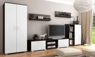 Inne meble do salonu - Meblościanka biała + wenge F2-A93 - miniaturka - grafika 1