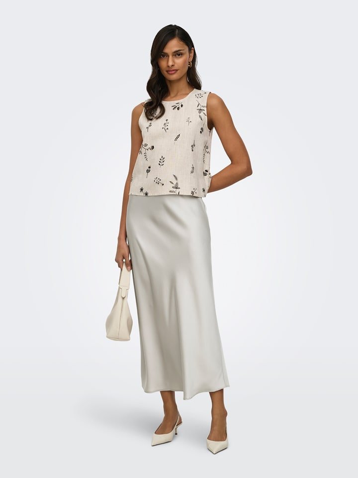 ONLY Spódnica w kolorze jasnoszarym