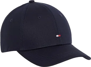 Tommy Hilfiger Damska czapka z flagą niezbędną, niebieski kosmiczny, jeden rozmiar, niebieski (Kosmiczny Błękit), Rozmiar uniwersalny - Czapki damskie - miniaturka - grafika 1