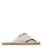 Espadryle damskie - Jenny Fairy Espadryle HZF067-01 Beżowy - miniaturka - grafika 1