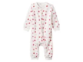 Pajacyki dla niemowląt - Lupilu Pajacyk niemowlęcy z biobawełny Biały 50/56 - miniaturka - grafika 1