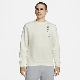 NIKE BLUZA MĘSKA bez kaptura BASIC FJ0551-133 r. XXL - Bluzy męskie - miniaturka - grafika 1