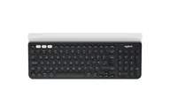 Klawiatury - Logitech K780 Multi-Device Wireless Keyboard klawiatura Uniwersalne RF Wireless + Bluetooth QWERTY Skandynawia Szary, Biały - miniaturka - grafika 1