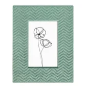 Ramki na zdjęcia - Hama Ramka Velluto 10x15 cm Miętowy - miniaturka - grafika 1