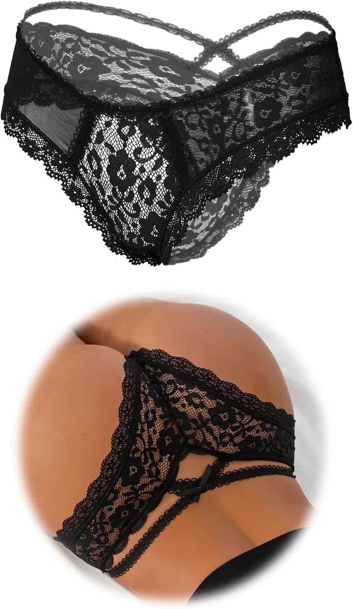 STRINGI DAMSKIE BIELIZNA KORONKA MAJTKI SEXY URODA PRZEŹROCZYSTE