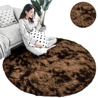 Dywany - Dywan okrągły Ombre Strado 90x90 OmbreCoffee (Brązowy) - miniaturka - grafika 1