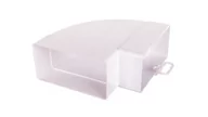 Rury i kanały wentylacyjne - Kolano Poziome Płaskie - 90" 60x120 KP120-24 - miniaturka - grafika 1