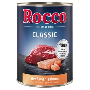 Rocco Zestaw Classic, 24 x 400g - Wołowina z łososiem morskim - Mokra karma dla psów - miniaturka - grafika 2