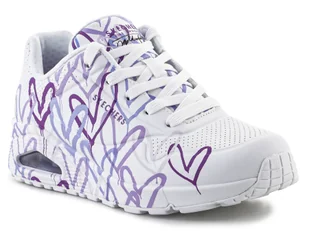 Skechers JGoldcrown Uno Lite - Spread the Love 155507-WLPR - Sneakersy damskie - miniaturka - grafika 1