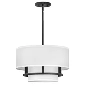 Lampy sufitowe - Graham lampa wisząca czarna HK-GRAHAM-M-BK Hinkley - miniaturka - grafika 1