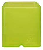 Przyborniki na biurko - Exacompta 67797D 10 x Pojemnik na długopisy Premium Pen-Cube z 2 przegródkami dla większego porządku na biurku przybornik na długopisy organizer kolor jabłkowy zielony przezroczysty - miniaturka - grafika 1