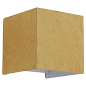 Lampy ścienne - Nave LAMPA ścienna 1285558 metalowa OPRAWA kostka LED 7,7W kinkiet złoty 1285558 - miniaturka - grafika 1