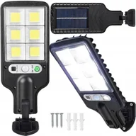 Lampy ogrodowe - Lampa Solarna Led Z Czujnikiem Ruchu I Zmierzchu Kxk-010 - miniaturka - grafika 1