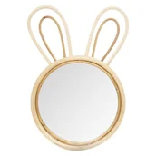 Wyposażenie pokoiku dziecięcego - Atmosphera for kids Lustro dekoracyjne dla dzieci RABBIT 24x38 cm B07V6754Q6 - miniaturka - grafika 1