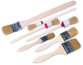 Pędzle i wałki - Zestaw Pędzli Płaskich I Okrągłych 7 Sztuk - miniaturka - grafika 1
