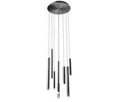 Lampy sufitowe - Redo 01-2052 - LED Żyrandol na lince MADISON 8xLED/4W/230V czarny - miniaturka - grafika 1