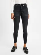 Spodnie damskie - Calvin Klein Jeans Damskie spodnie jeansowe 5-pkt Kobiety Bawełna czarny jednolity, 25 - miniaturka - grafika 1