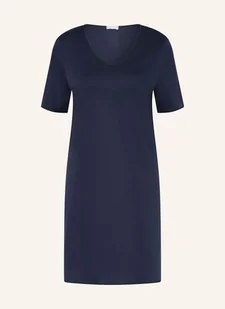 Hanro Koszula Nocna Cotton Silk blau - Bielizna nocna - miniaturka - grafika 1