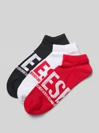 Skarpetki męskie - Krótkie skarpety z detalem z logo w zestawie 3 szt. - miniaturka - grafika 1