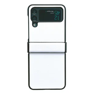 Pokrowiec König Design kompatybilny z Samsung Galaxy Z Flip4 5G - plastikowe, miękkie etui na telefon - biały - Etui i futerały do telefonów - miniaturka - grafika 1