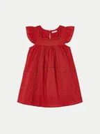 Sukienki i spódniczki dla dziewczynek - Mayoral Sukienka letnia 3930 Czerwony Regular Fit - miniaturka - grafika 1