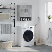 Szafki na klucze - vidaXL Szafka wisząca, szarość betonu, 60x31x70 cm - miniaturka - grafika 1