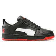 Sneakersy damskie - Sneakersy Puma Rebound Layup Lo Sl Jr 370490 13 Czarny - miniaturka - grafika 1