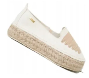 Big Star Espadryle Damskie Beżowe JJ274A516 - Wyjątkowy Komfort i Styl! R37 - Espadryle damskie - miniaturka - grafika 1