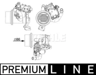 Układ zasilania - akcesoria - Chłodnica, recyrkulacja spalin Mahle CE 18 000P - miniaturka - grafika 1