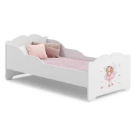 Łóżka dla dzieci i młodzieży - Łożko dziecięce ANNA z materacem 140x70 Dziewczynka ze skrzydełkami - miniaturka - grafika 1