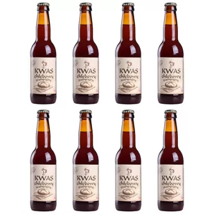 Zestaw 8 x NATURALNY kwas chlebowy tradycyjny 330ml Eko Natura Bezglutenowy - Soki i napoje niegazowane - miniaturka - grafika 1
