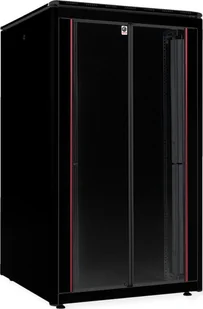 Szafa Roline ROLINE Netzwerkschrank Pro 48,26cm 19Zoll 26 HE 800x800 BxT Glastor schwarz - Szafy rack - miniaturka - grafika 1