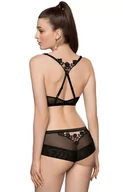 Majtki damskie - Lisbet figi panty, Kolor czarny, Rozmiar S, Róża - Intymna - miniaturka - grafika 1