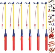 Lampy ogrodowe - Różdżki Świecące LED Dla Dzieci DIY z Naklejkami Halloween Zestaw 6szt - miniaturka - grafika 1
