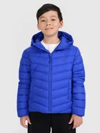 Kurtki i płaszcze dla chłopców - 4F Kurtka puchowa z wypełnieniem syntetycznym chłopięca - niebieska 152 (11-12 lat) - miniaturka - grafika 1