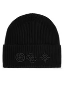 Czapki damskie - Guess Czapka AW5404 POL01 Czarny - miniaturka - grafika 1